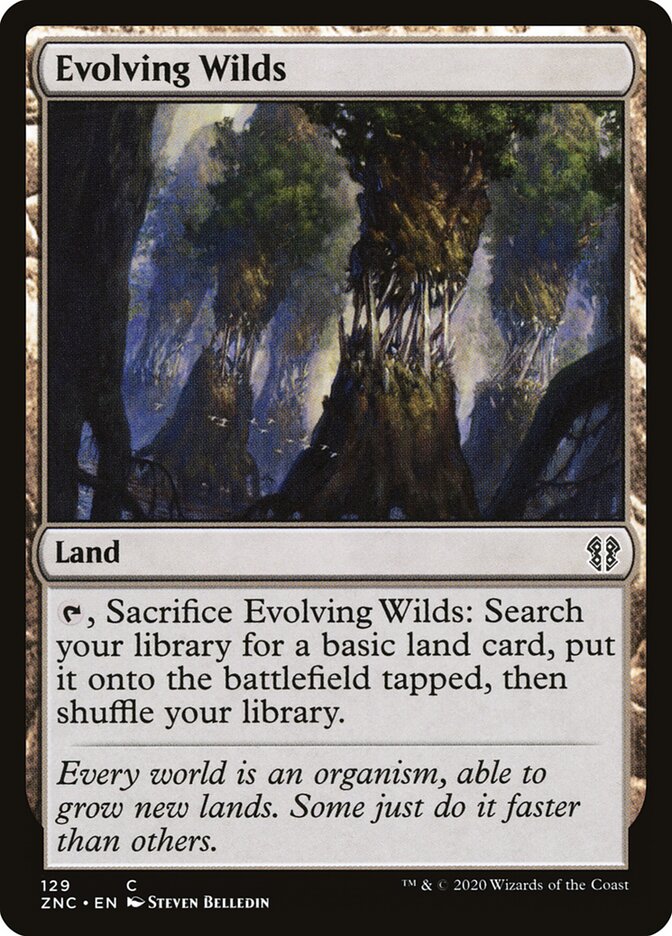 Evolving Wilds, Zendikar Rising Commander · 129