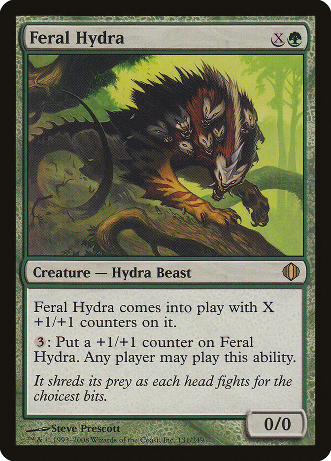 Feral Hydra, Shards of Alara · 131/249