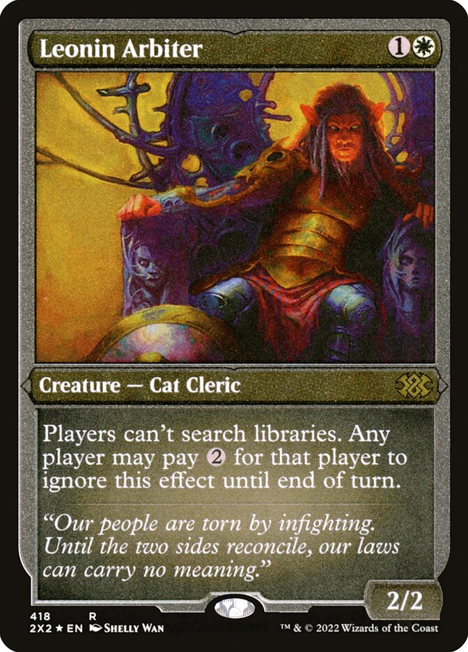 Leonin Arbiter, Double Masters 2022 · 418