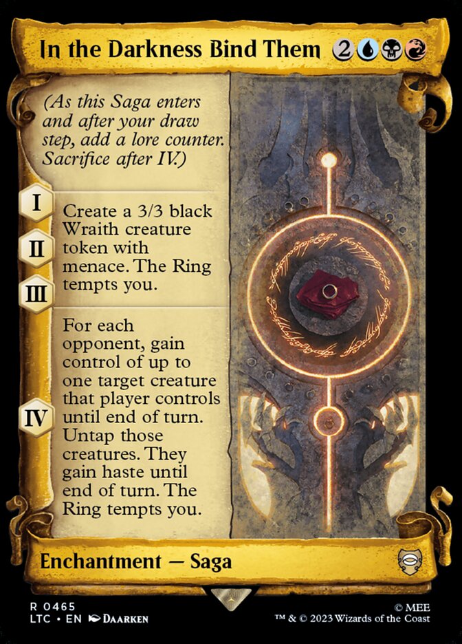 In the Darkness Bind Them, Tales of Middle-earth Commander · 0465