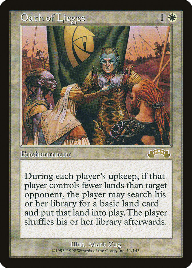 Oath of Lieges, Exodus · 11/143