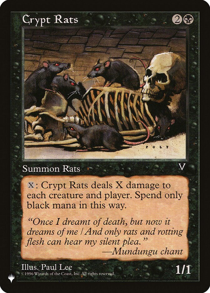 Crypt Rats, The List · vis-55