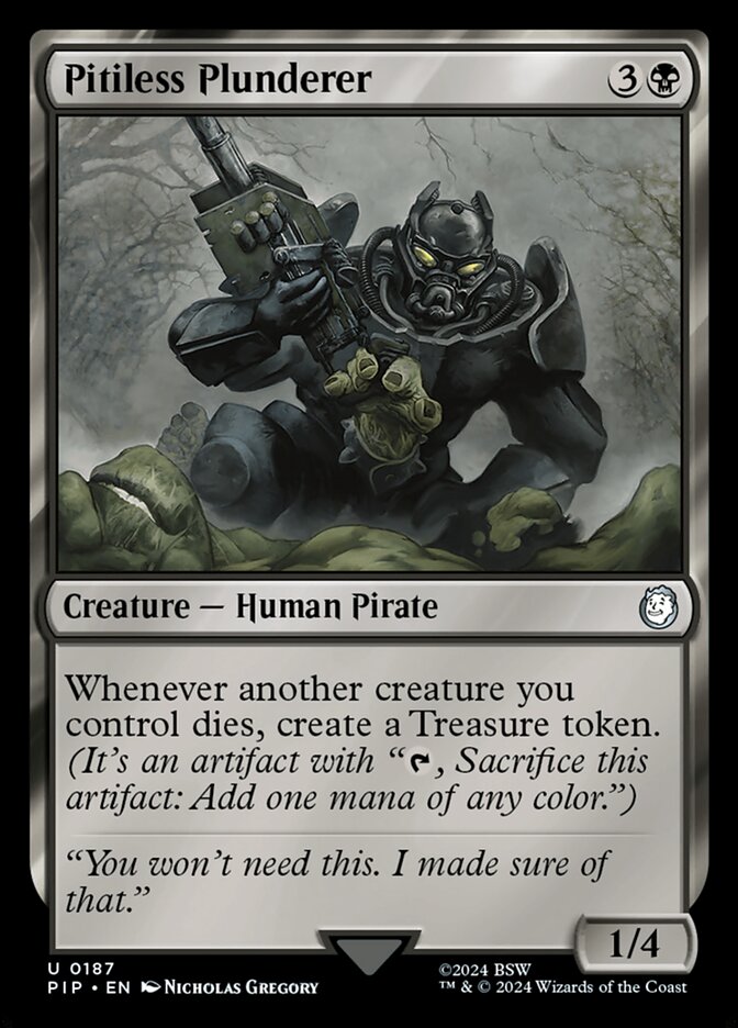 Pitiless Plunderer, Fallout · 0187
