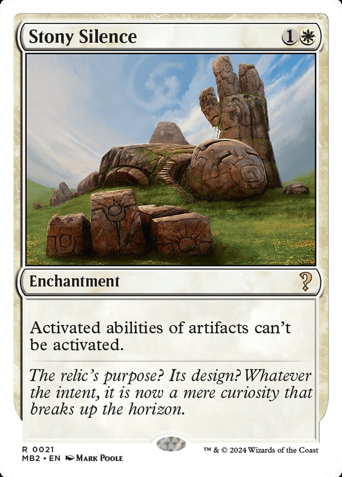 Stony Silence, Mystery Booster 2 · 0021