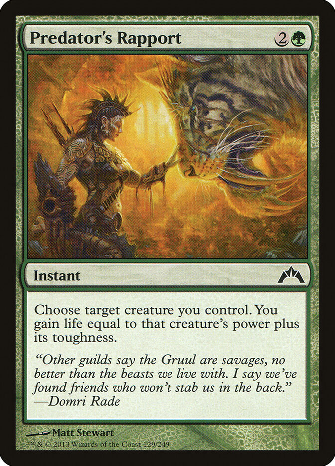 Predator's Rapport, Gatecrash · 129/249