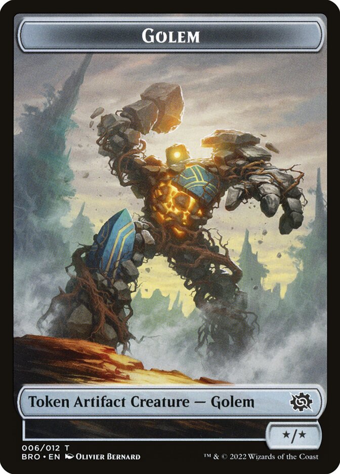 Golem, The Brothers' War Tokens · 006