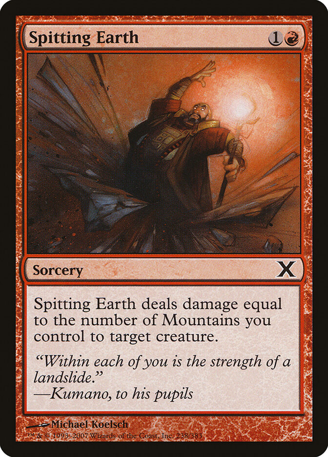 Spitting Earth, Tenth Edition · 238/383