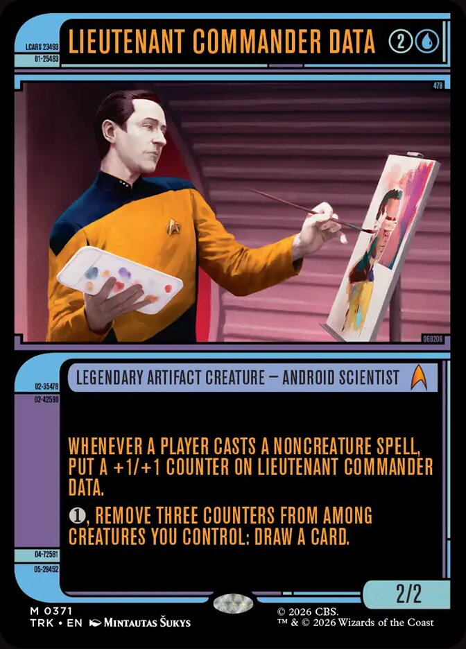 Lieutenant Commander Data, Star Trek · 0371