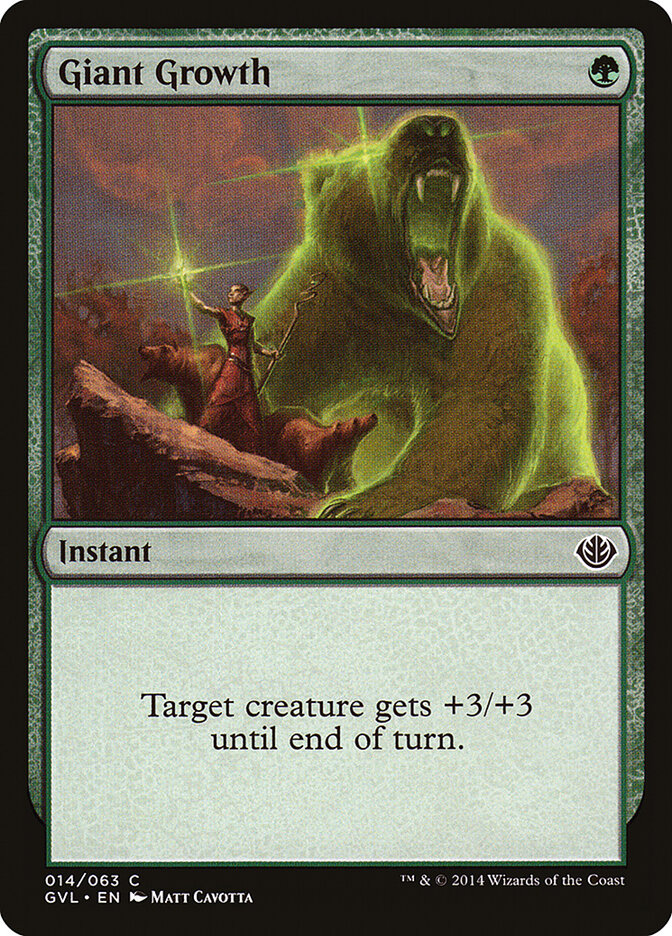 Giant Growth, Duel Decks Anthology: Garruk vs. Liliana · 014/063