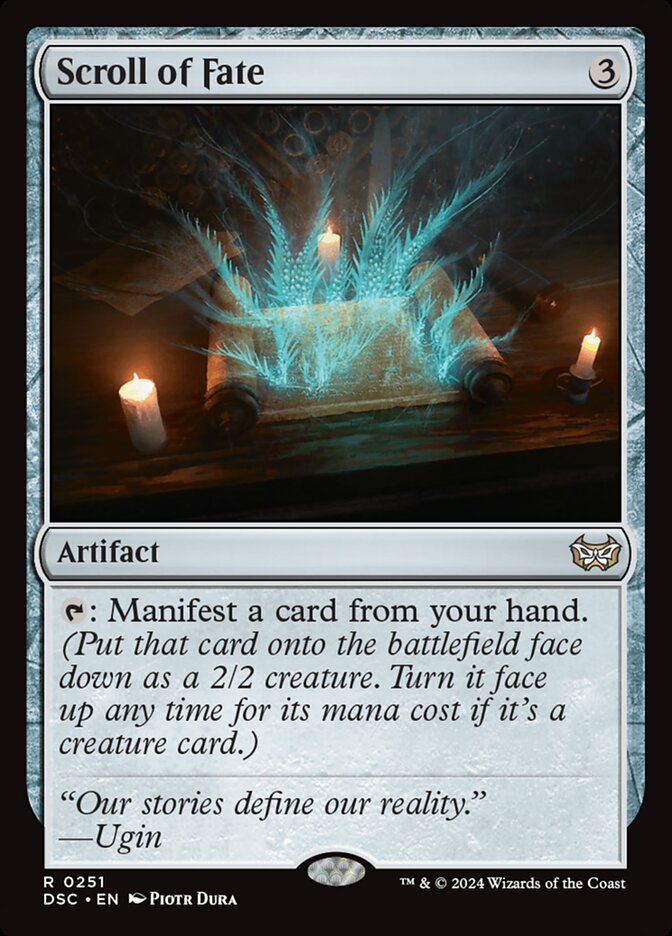 Scroll of Fate, Duskmourn: House of Horror Commander · 0251
