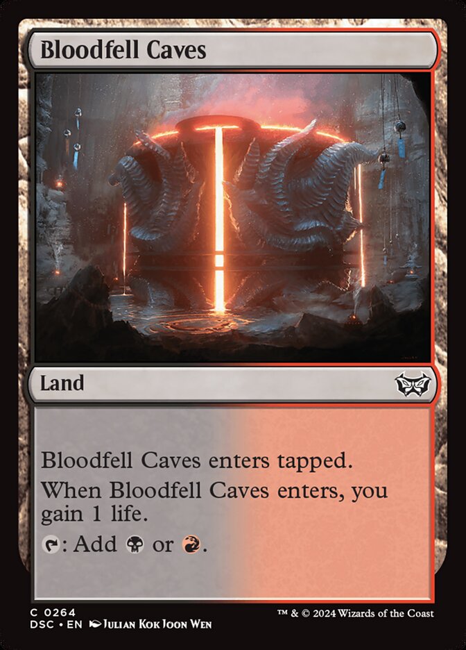 Bloodfell Caves, Duskmourn: House of Horror Commander · 0264