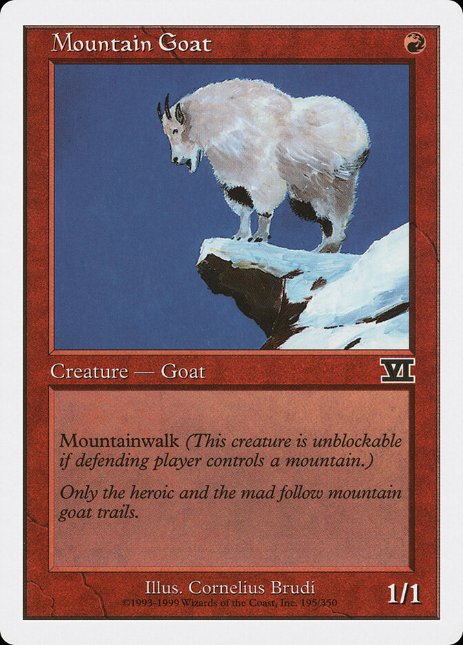 Mountain Goat, Classic Sixth Edition · 195/350