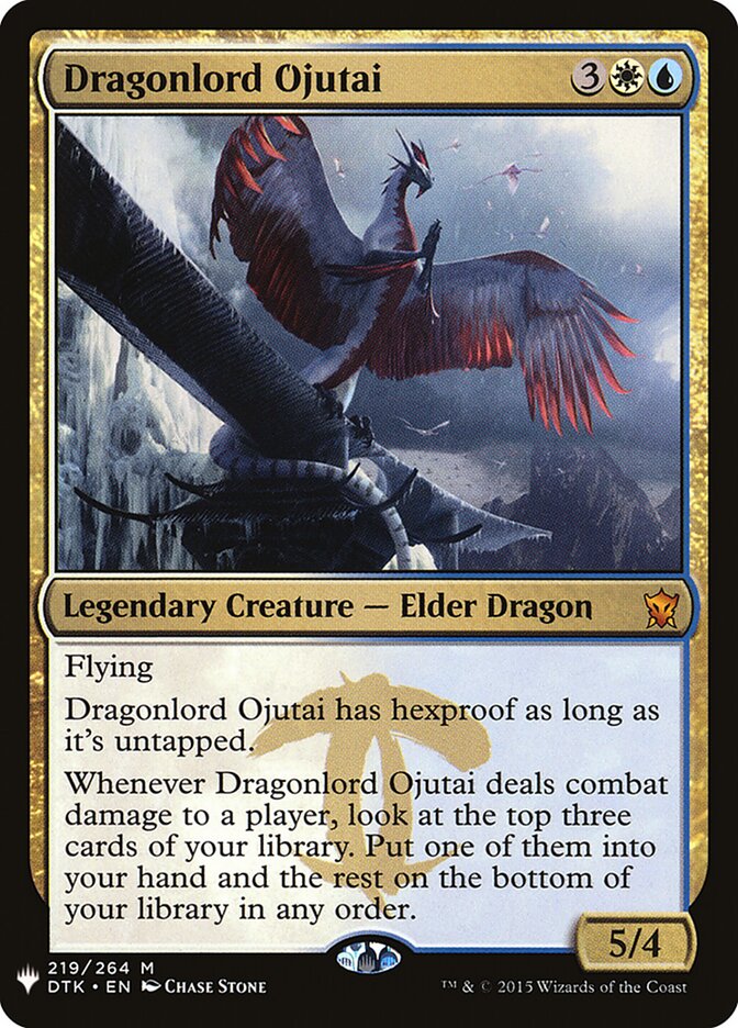 Dragonlord Ojutai, The List · dtk-219