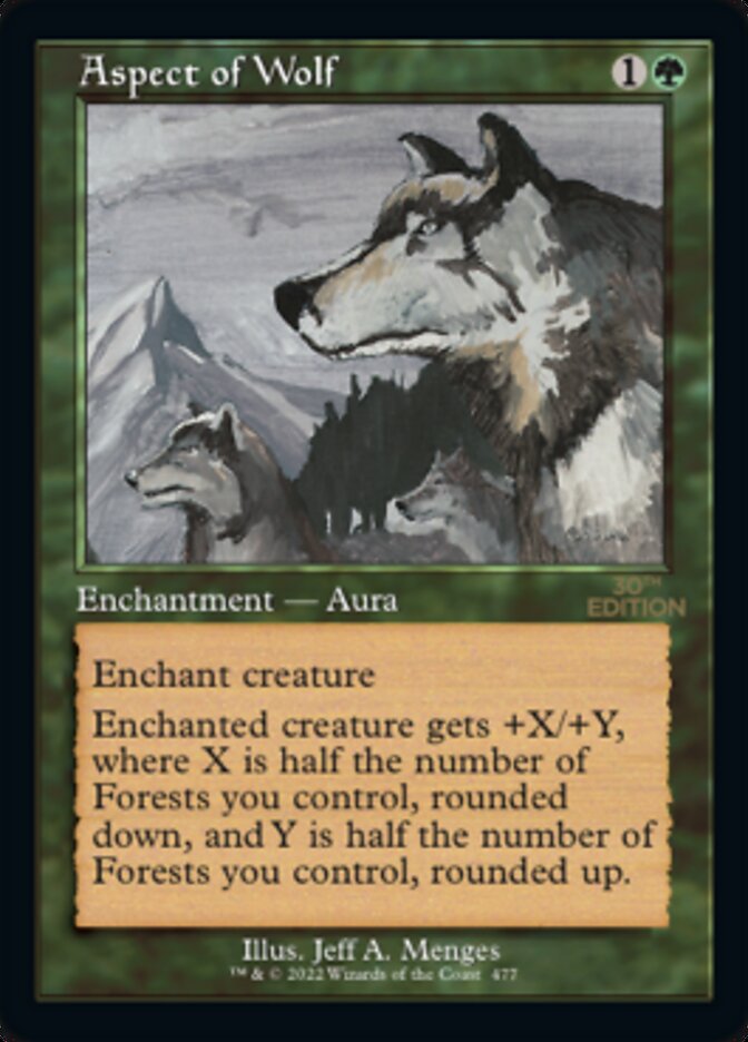 Aspect of Wolf, 30th Anniversary Edition · 477/594