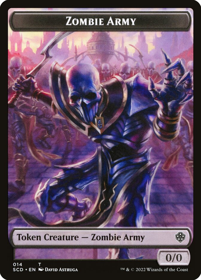 Zombie Army, Starter Commander Deck Tokens · 014