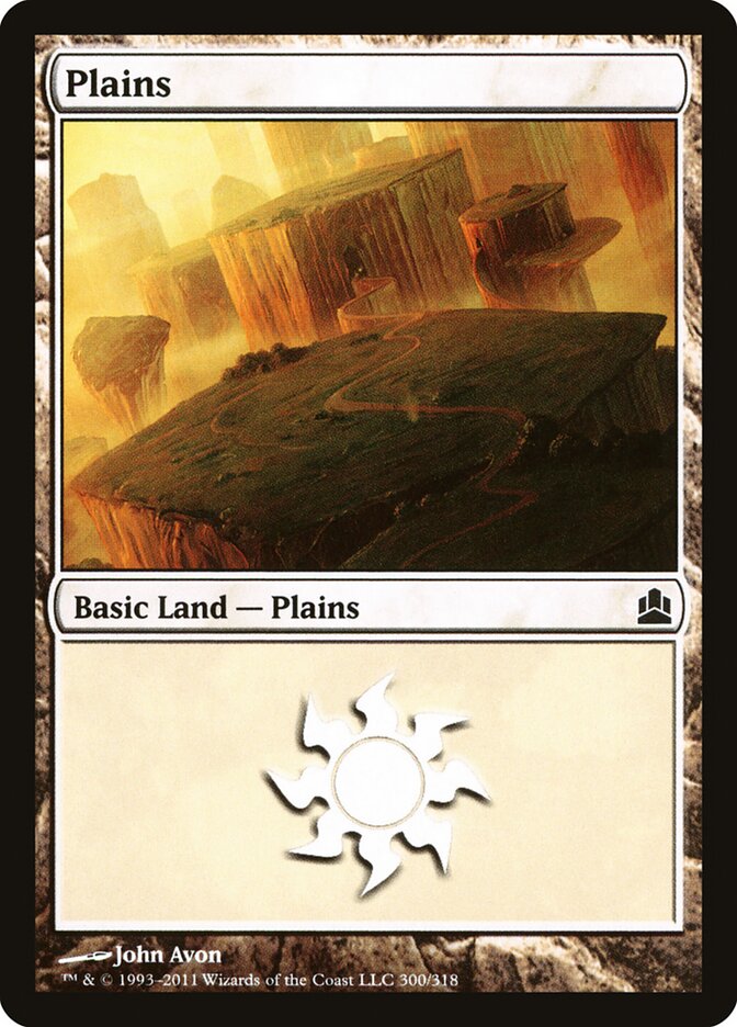 Plains, Commander 2011 · 300/318