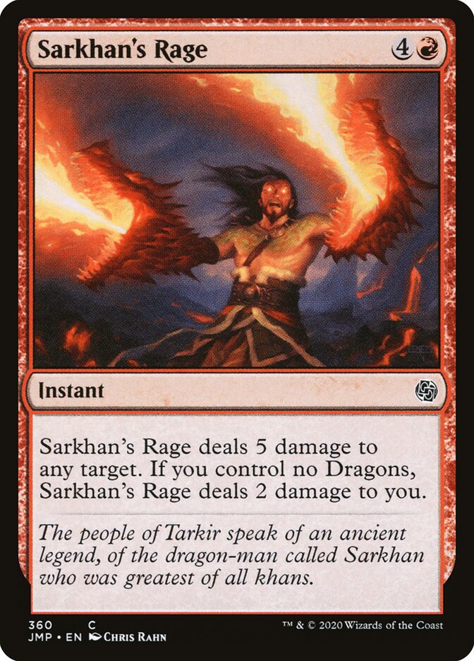 Sarkhan's Rage, Jumpstart · 360