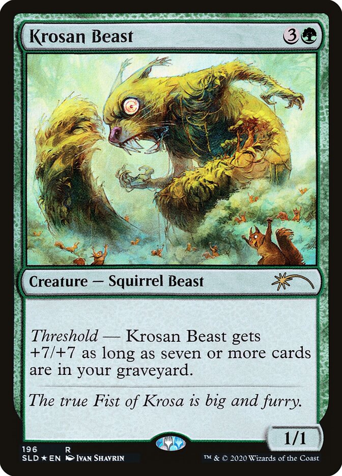 Krosan Beast, Secret Lair Drop · 196