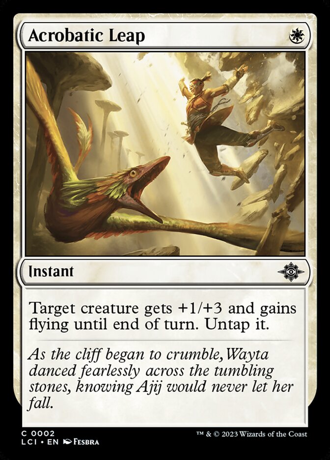 Acrobatic Leap, The Lost Caverns of Ixalan · 0002