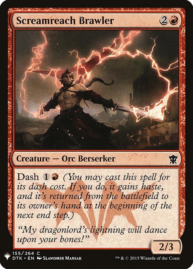 Screamreach Brawler, The List · dtk-155