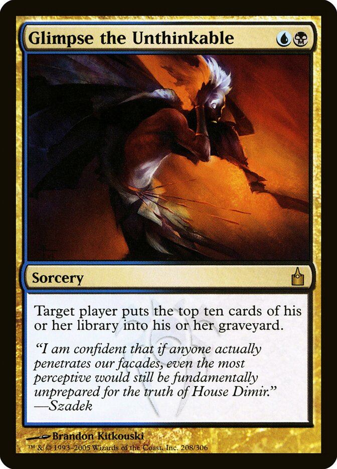 Glimpse the Unthinkable, Ravnica: City of Guilds · 208/306