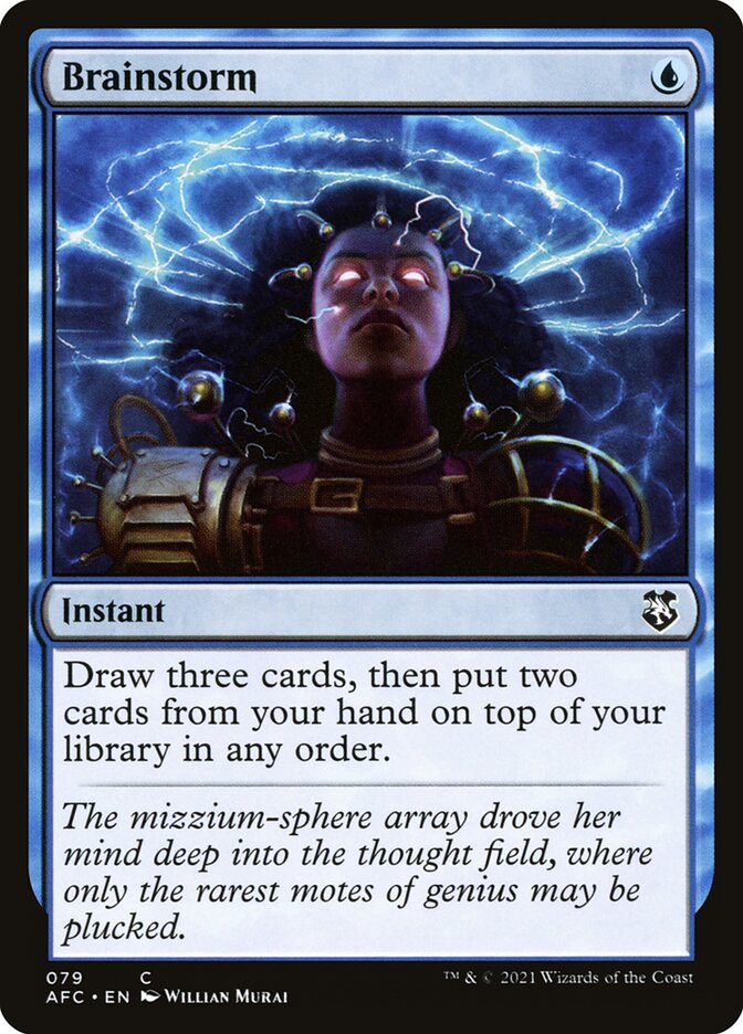 Brainstorm, Forgotten Realms Commander · 079