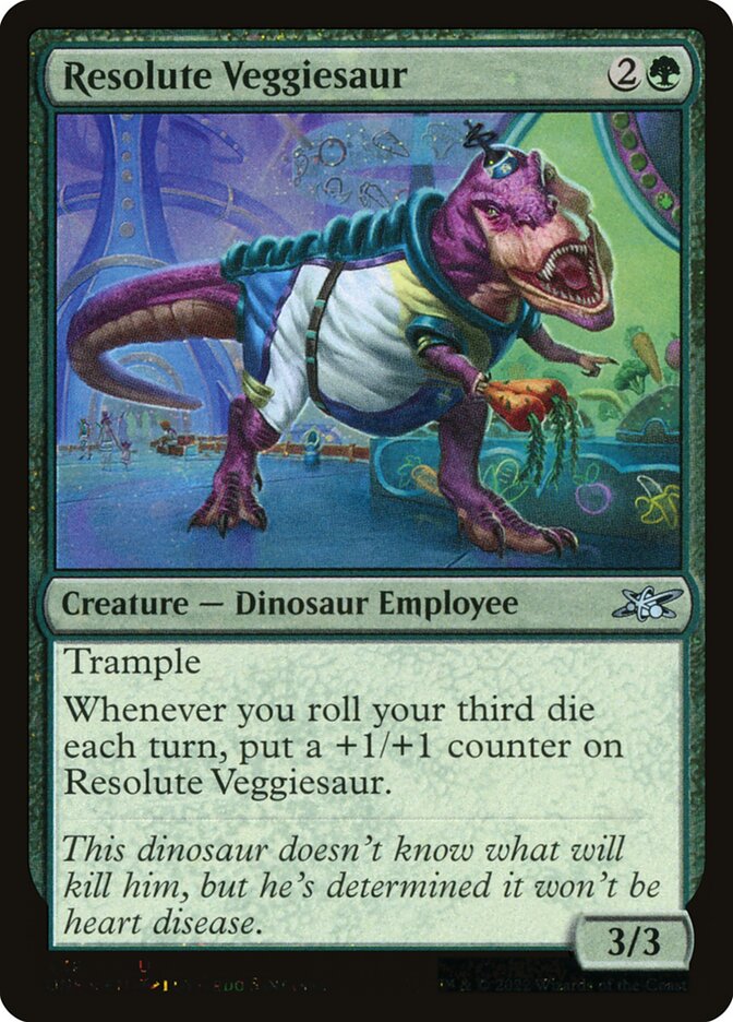 Resolute Veggiesaur, Unfinity · 439
