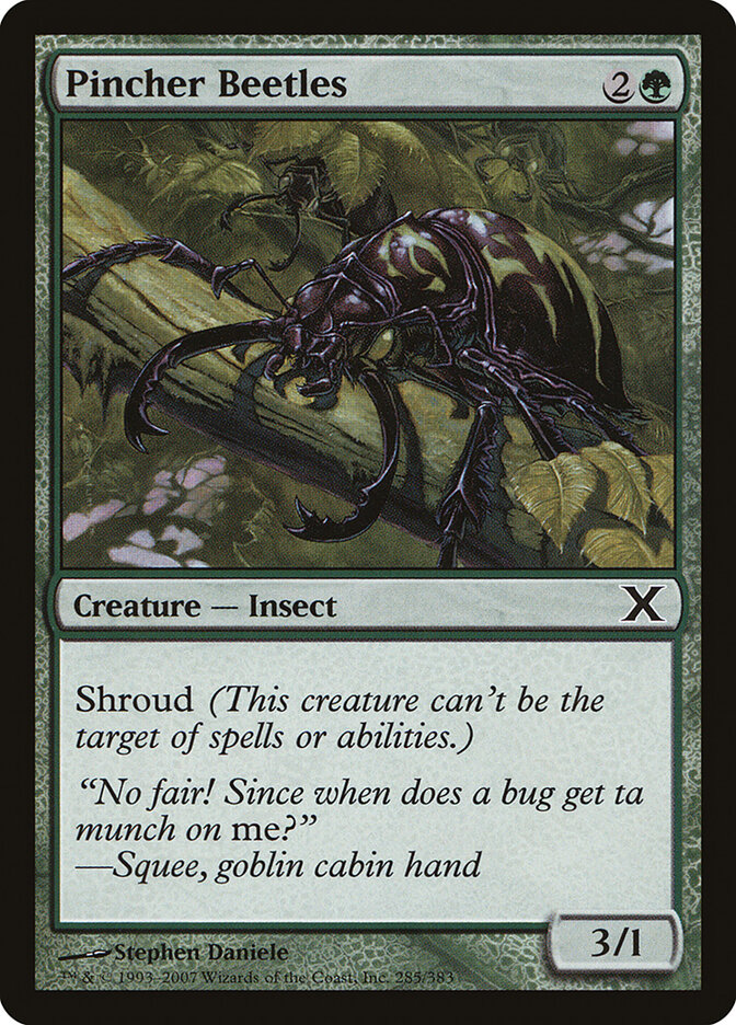 Pincher Beetles, Tenth Edition · 285/383