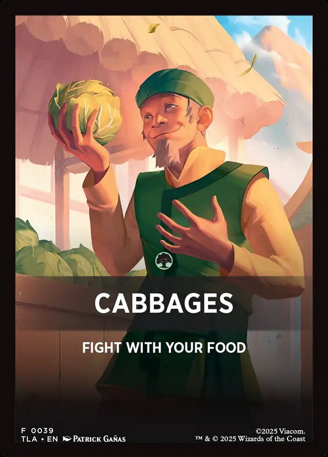 Cabbages, Avatar: The Last Airbender Jumpstart Front Cards · 0039