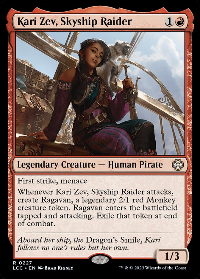 Kari Zev, Skyship Raider, The Lost Caverns of Ixalan Commander · 0227