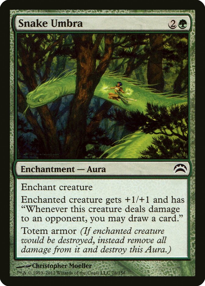 Snake Umbra, Planechase 2012 · 78/156