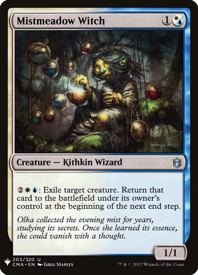 Mistmeadow Witch, The List · cma-203