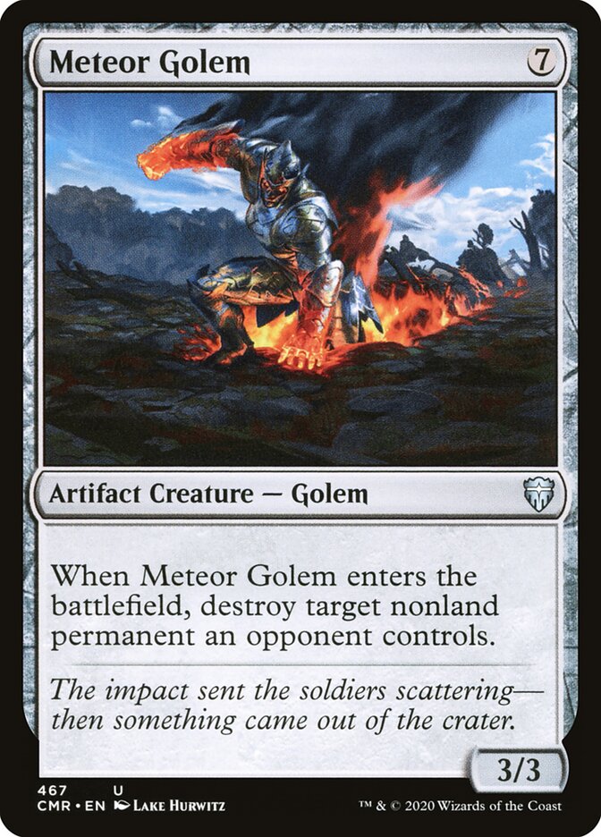 Meteor Golem, Commander Legends · 467