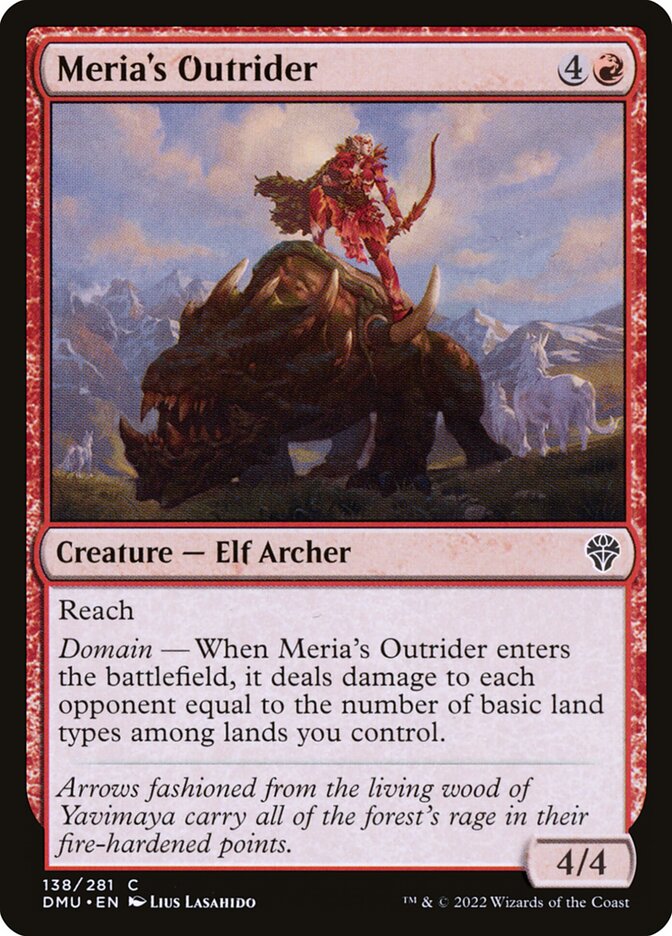 Meria's Outrider, Dominaria United · 138/281
