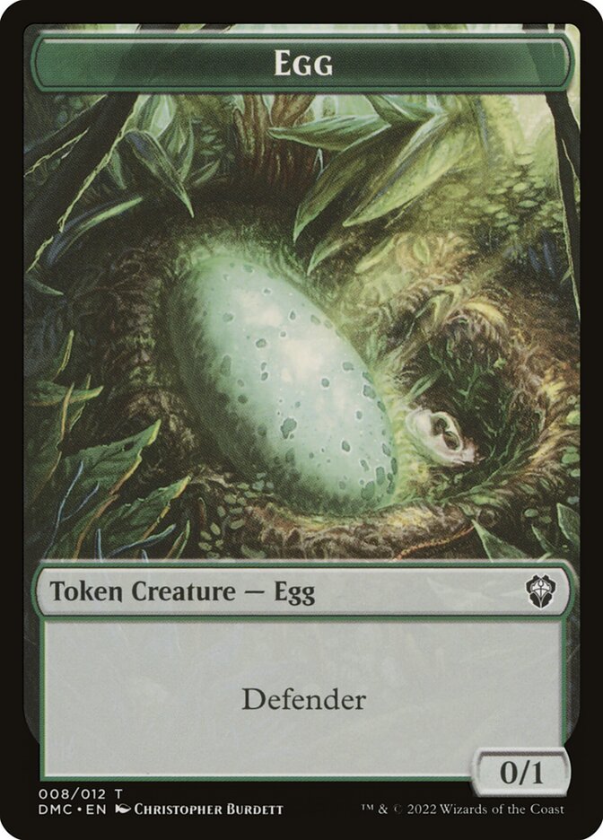 Egg, Dominaria United Commander Tokens · 008