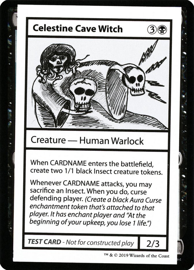 Celestine Cave Witch, Mystery Booster Playtest Cards 2021 · 037/121