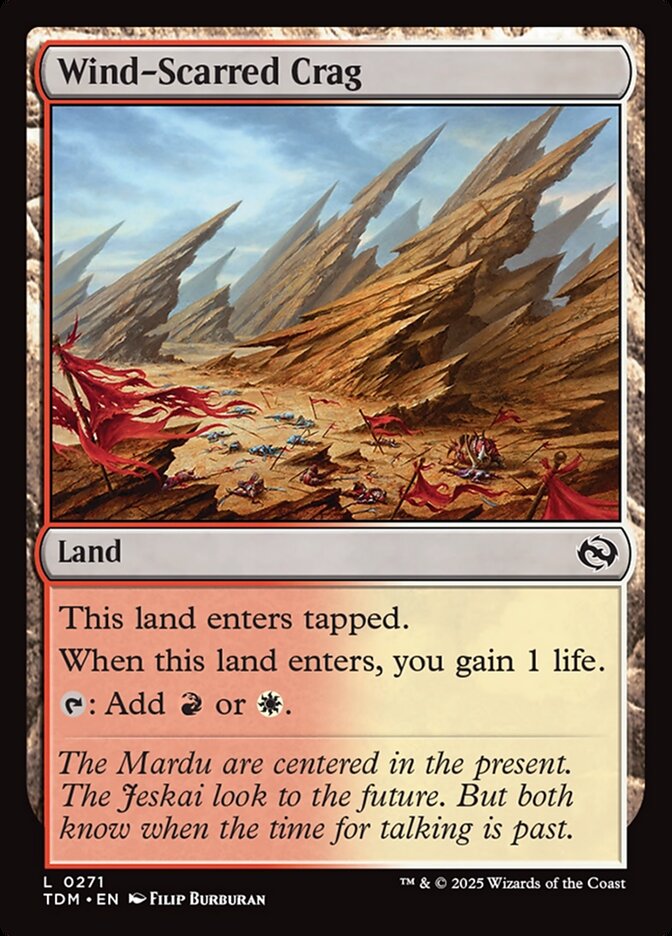 Wind-Scarred Crag, Tarkir: Dragonstorm · 0271
