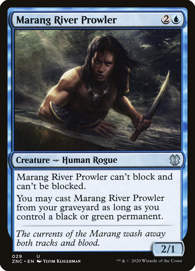 Marang River Prowler, Zendikar Rising Commander · 029