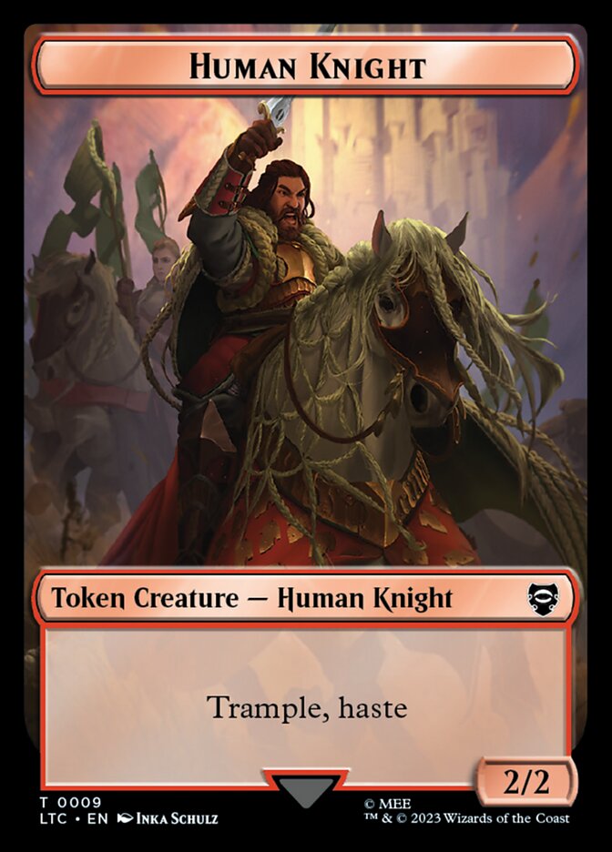 Human Knight, Tales of Middle-earth Commander Tokens · 0009