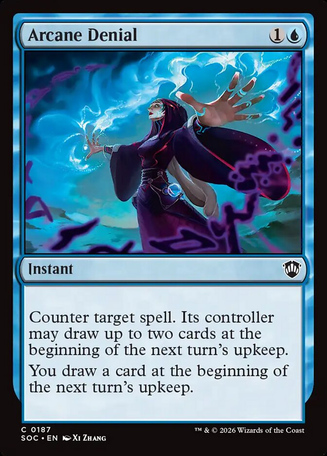 Arcane Denial, Secrets of Strixhaven Commander · 0187