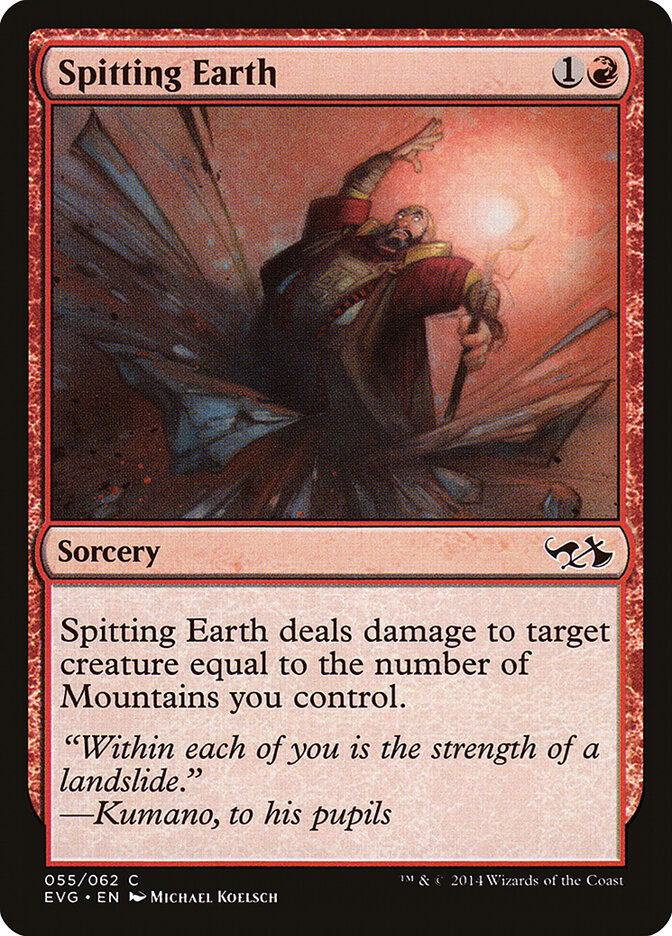 Spitting Earth, Duel Decks Anthology: Elves vs. Goblins · 055/062