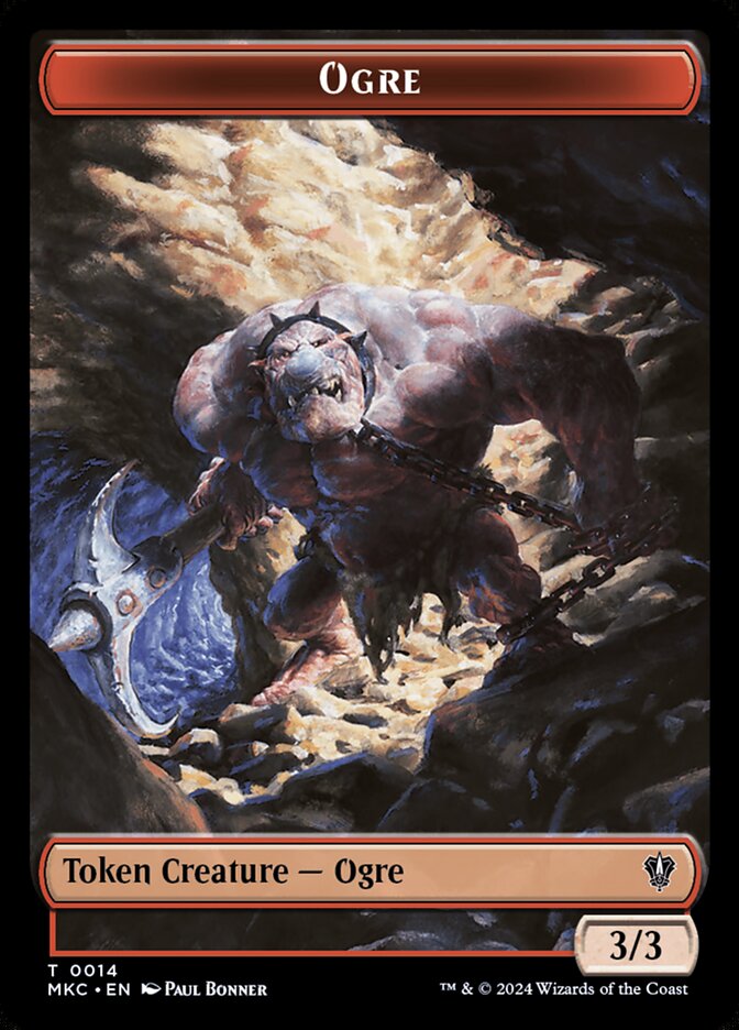 Ogre, Murders at Karlov Manor Commander Tokens · 0014