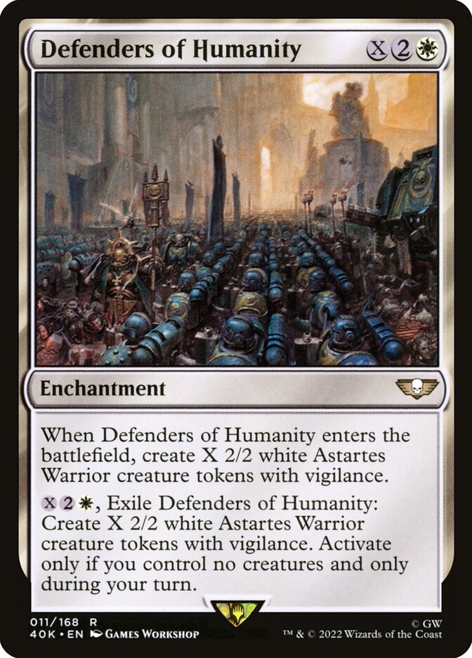 Defenders of Humanity, Warhammer 40,000 Commander · 011/617