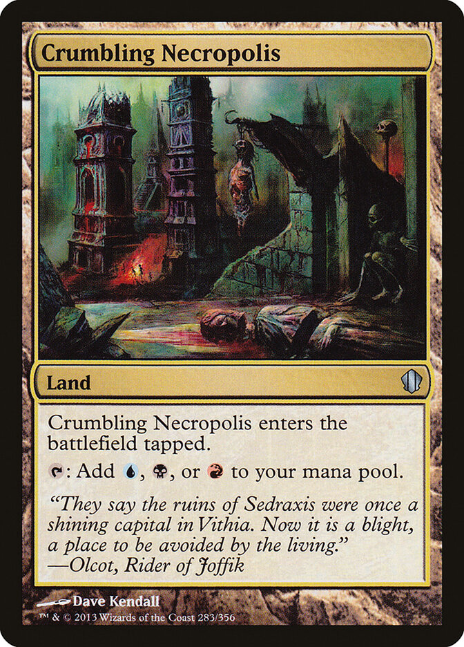 Crumbling Necropolis, Commander 2013 · 283/356