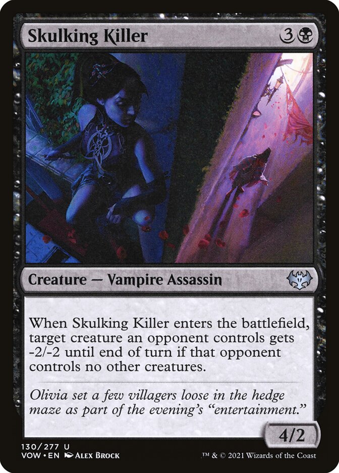 Skulking Killer, Innistrad: Crimson Vow · 130/277