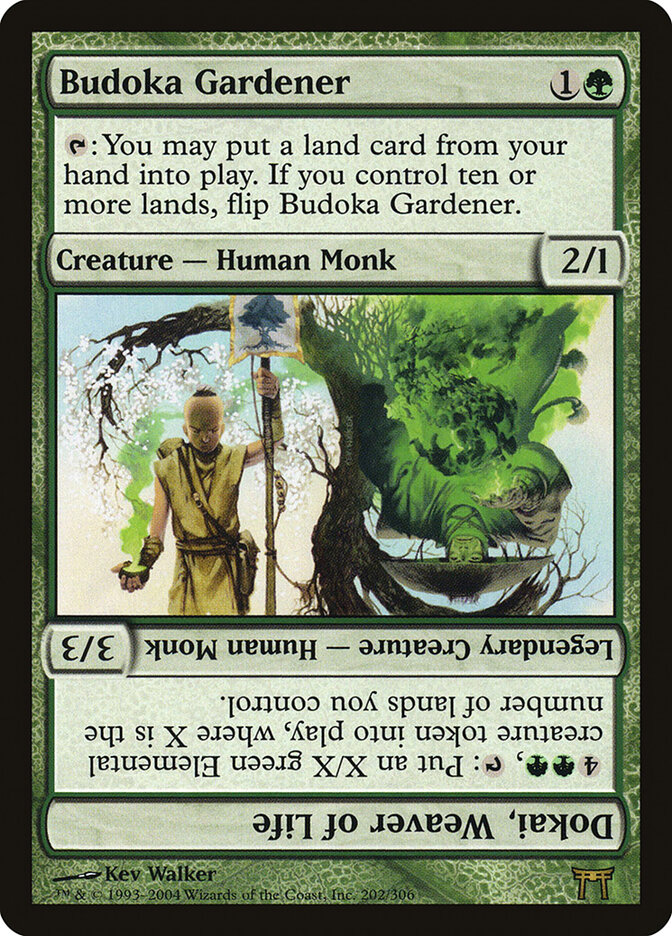 Budoka Gardener // Dokai, Weaver of Life, Champions of Kamigawa · 202/306