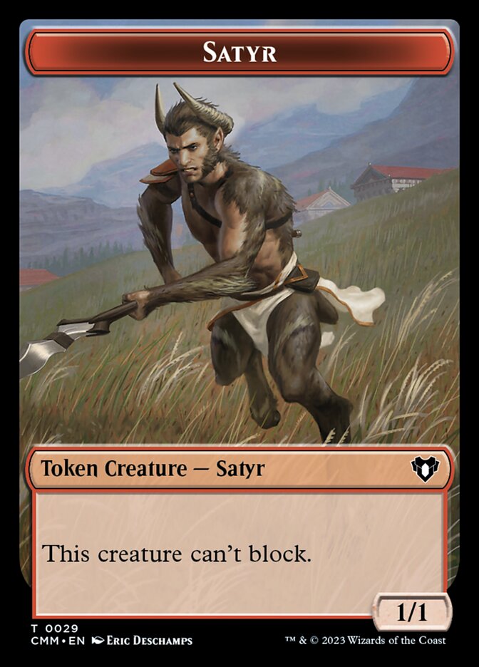 Satyr, Commander Masters Tokens · 0029