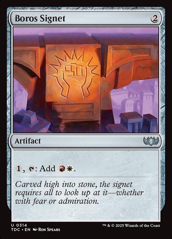 Boros Signet, Tarkir: Dragonstorm Commander · 0314