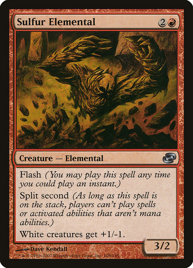 Sulfur Elemental, Planar Chaos · 108/165