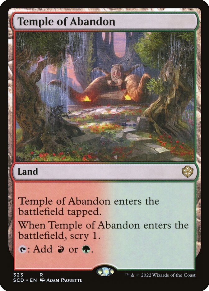 Temple of Abandon, Starter Commander Decks · 323